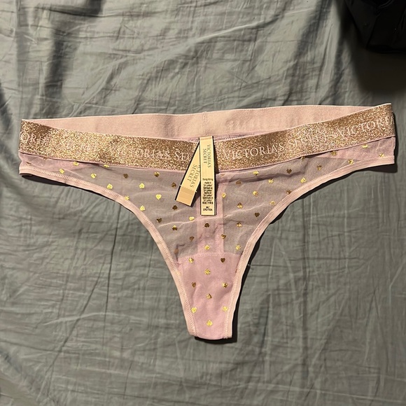 NWT VS SHEER LILAC THONG - Picture 1 of 3
